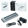 i-tec USB 3.0 nabíjací HUB 13port + napájací adaptér 60 W
