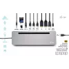 i-tec USB-C kovová ergonomická 3x 4K Display dokovacia stanica + Power Delivery 100 W