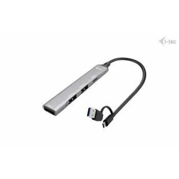 i-tec USB-C/USB-A kovový HUB 1x USB 3.0 + 3x USB 2.0