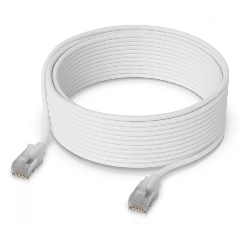 Ubiquiti UniFi Etherlighting Prepojovací kábel, 12 m, Cat6, biely (UACC-Cable-Patch-EL-12M-W)