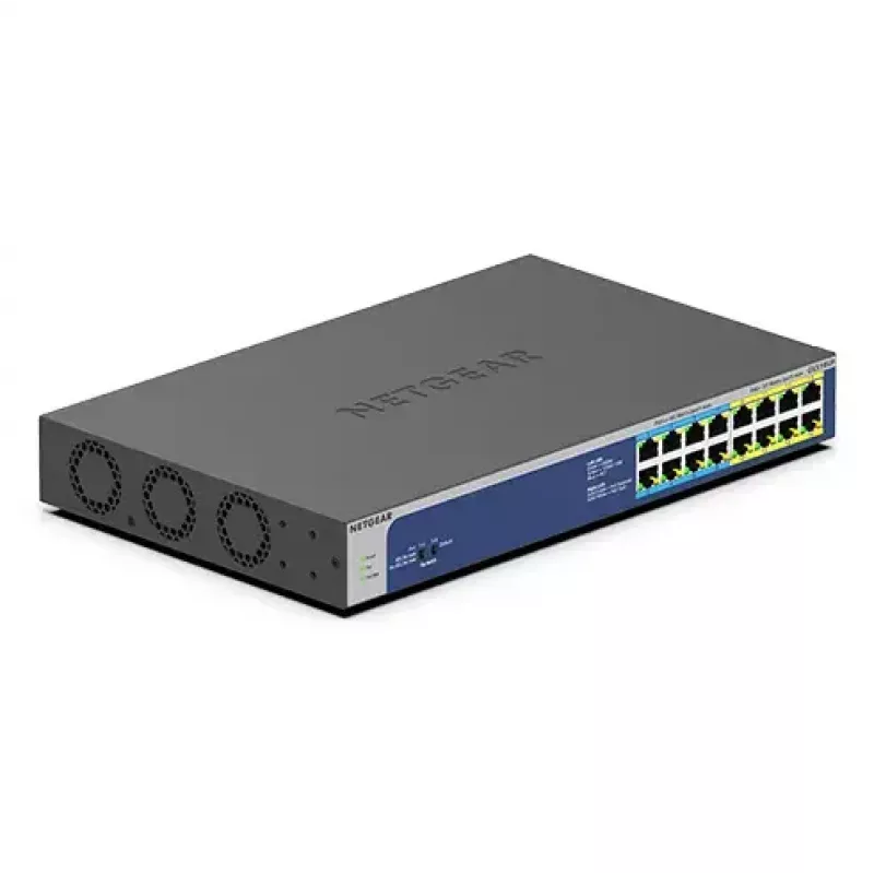 NETGEAR GS516UP Unmanaged Gigabit Ethernet (10/100/1000) Power over Ethernet (PoE) sivá