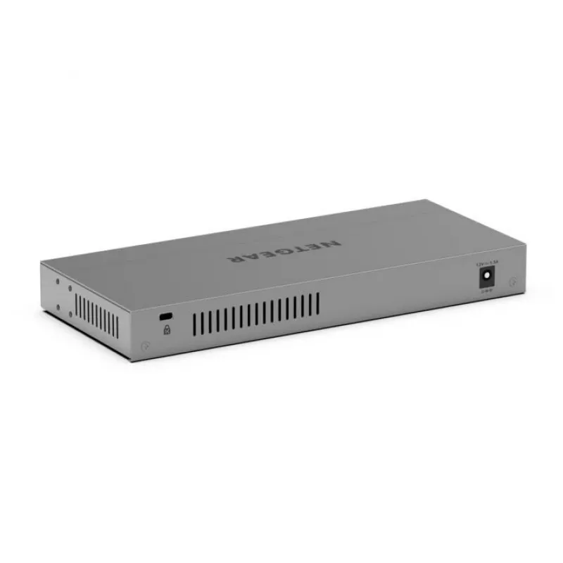NETGEAR GS108X Unmanaged L2 Gigabit Ethernet (10/100/1000) sivá