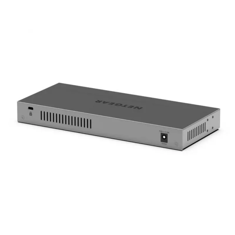 NETGEAR GS108X Unmanaged L2 Gigabit Ethernet (10/100/1000) sivá