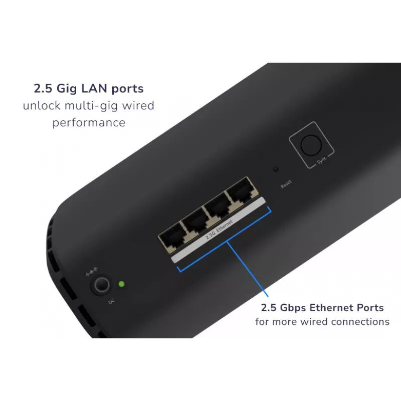 NETGEAR RBE870B Tri-Band (2,4 GHz / 5 GHz / 6 GHz) Wi-Fi 7 (802.11be) čierna 4 Intern