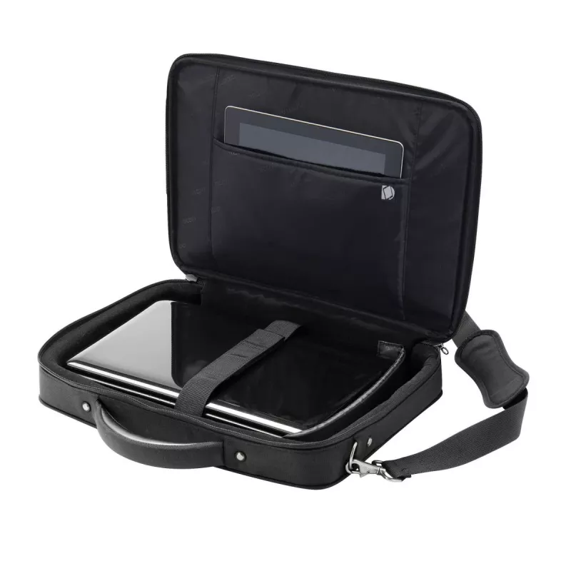 DICOTA Eco Multi Compact - taška na notebook 14-15.6in - čierna / 600d Rpet polyester