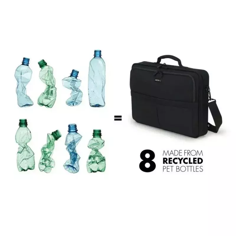 DICOTA Multi Scale -12-14.1in taška na notebook - čierna / 600d recyklovaný PET