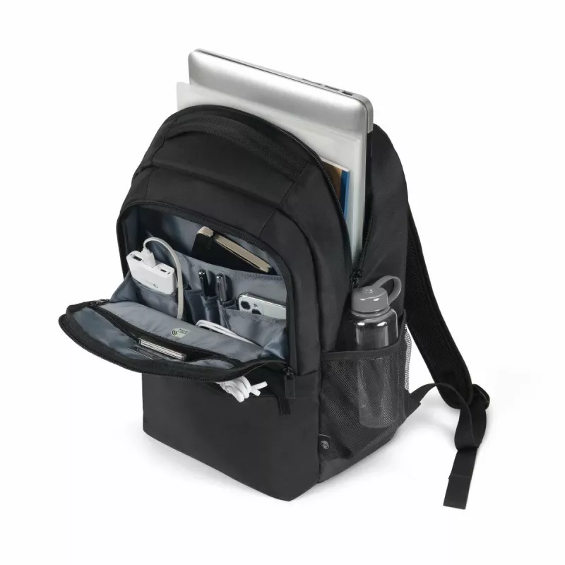 DICOTA Eco Core - batoh na notebook 15-17.3in - čierny / 300d 100% recyklovaný PET polyester