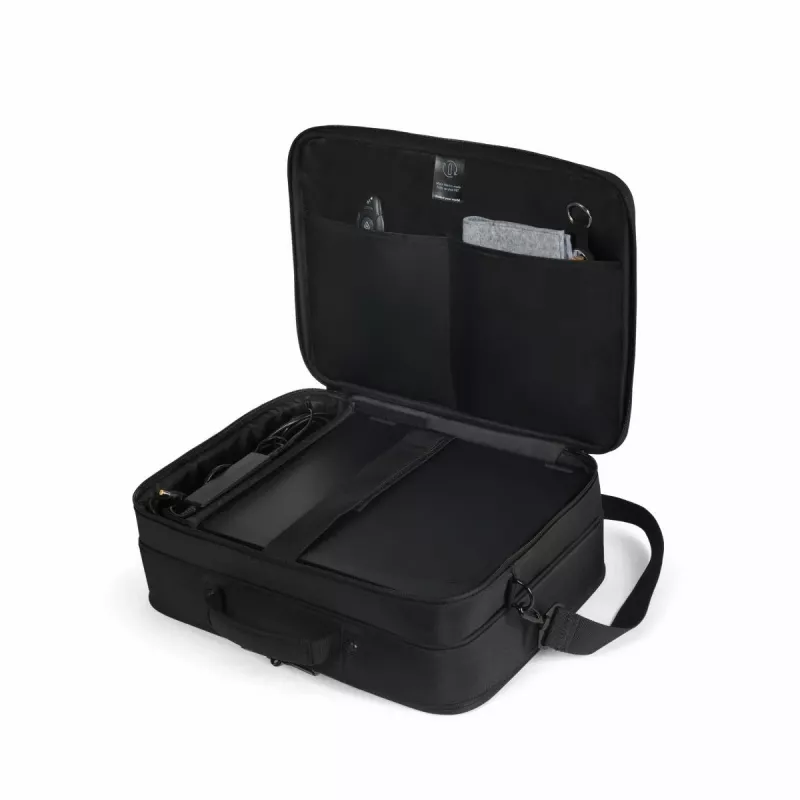 DICOTA Eco Multi Core - taška na notebook 14-16 palca - čierna / 300d 100% recyklovaný PET polyester