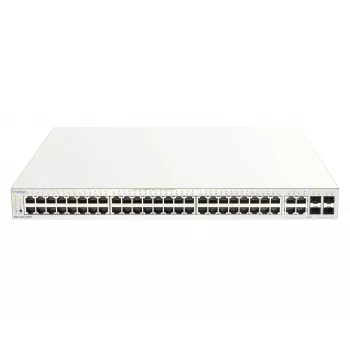 D-Link 52-portový Gigabit PoE+ Nuclias Smart Managed switch so 4x 1G Combo portami, 370W