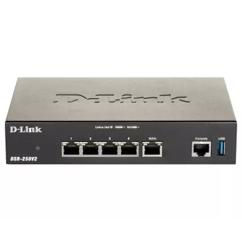 Desktopový router D-Link DSR-250V2 Wireless Gigabit Ethernet čierny