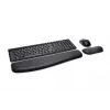 Kensington Pro Fit Wireless Desktop - nemecká, plná veľkosť (100%), bezdrôtová, RF Wireless, QWERTZ, čierna, myš súčasťou