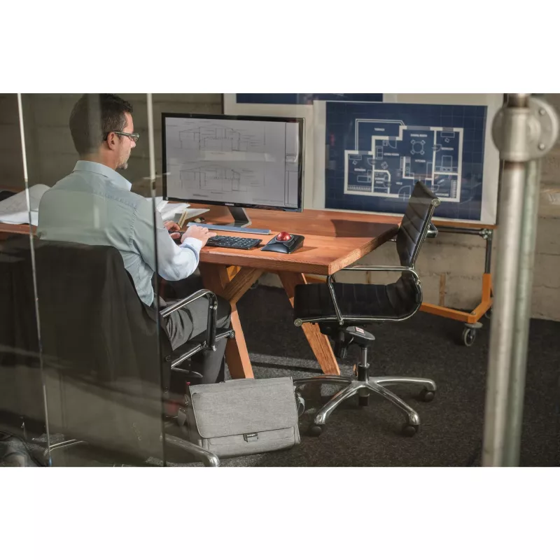 Kensington Expert myš bezdrôtový trackball, obojručný, optický, RF Wireless + Bluetooth, 400 DPI, čierna
