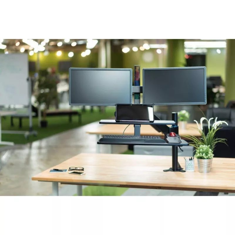 Kensington Expert myš bezdrôtový trackball, obojručný, optický, RF Wireless + Bluetooth, 400 DPI, čierna
