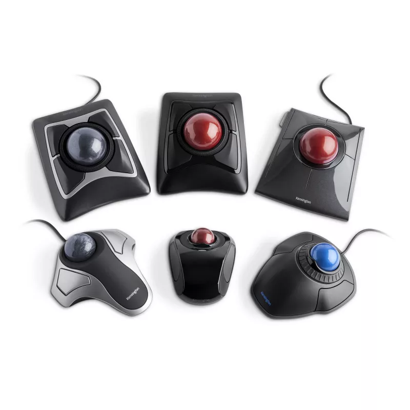Kensington Expert myš bezdrôtový trackball, obojručný, optický, RF Wireless + Bluetooth, 400 DPI, čierna