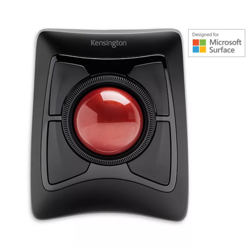 Kensington Expert myš bezdrôtový trackball, obojručný, optický, RF Wireless + Bluetooth, 400 DPI, čierna