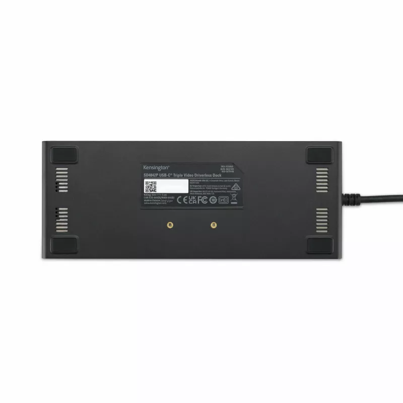 Kensington SD4842P EQ USB-C 10Gbps dokovacia stanica Triple Video Driverless s 100W Power Delivery