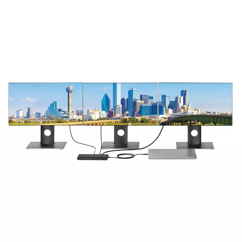 Kensington SD4842P EQ USB-C 10Gbps dokovacia stanica Triple Video Driverless s 100W Power Delivery