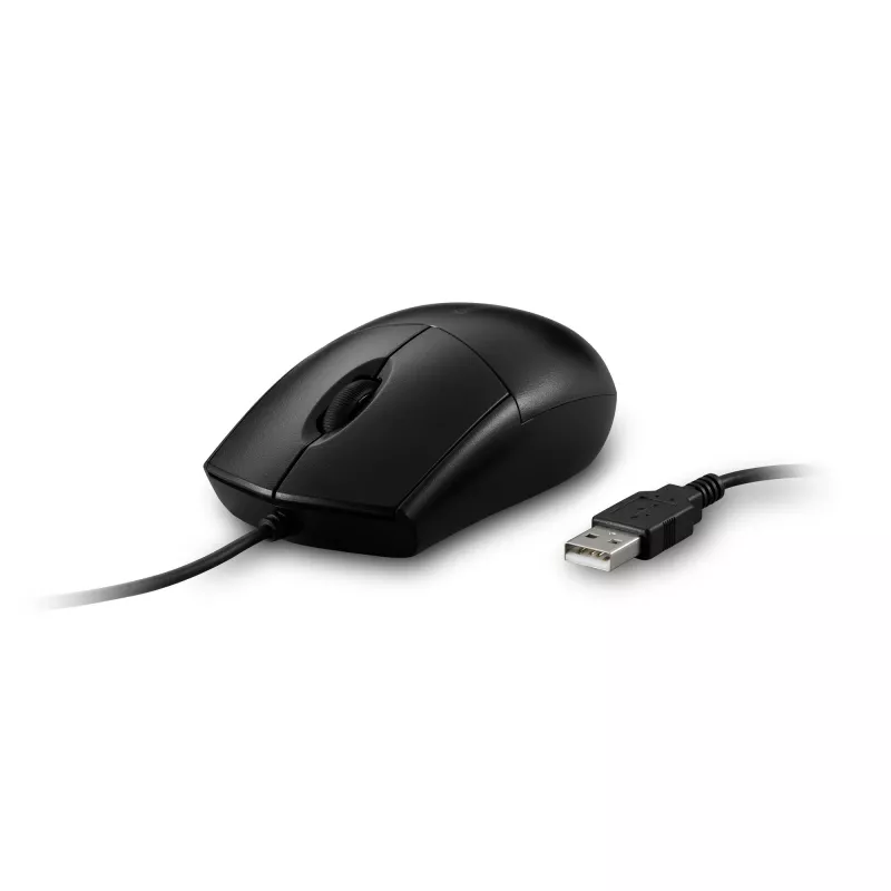 Kensington Pro Fit káblová umývateľná myš, obojručná, optická, USB, 1600 DPI, čierna