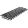 DELL KB740 klávesnica Office RF Wireless Bluetooth QWERTZ nemecká sivá čierna