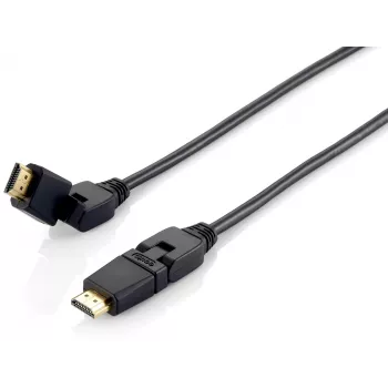 Equip Swivel HDMI 2.0 kábel, 3m, otočný konektor