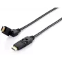Equip Swivel HDMI 2.0 kábel, 5 m, otočný konektor