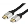 Equip 119380 kábel HDMI 2.1 Ultra High Speed s Ethernetom, HDMI A samec–samec, 1,0 m, 8K/60Hz, HDR, 48 Gbit/s, textilný oplet, čierny