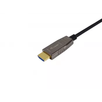 Equip HDMI 2.1 aktívny optický kábel, 30 m, 8K/60 Hz, 30 m, HDMI Type-A (štandard), HDMI Type-A (štandard), 3D, Audio Return Channel (ARC), čierny