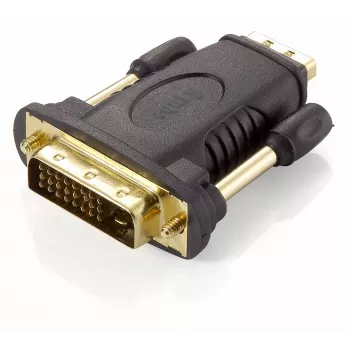 Equip DVI-D Dual Link na HDMI adaptér, DVI (24+1), HDMI A, čierna