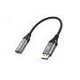 Equip DisplayPort 1.2 na HDMI adaptér, 4K/60 Hz, 0,15 m, DisplayPort, HDMI, konektor samec, konektor samica, rovný