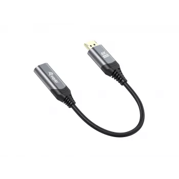Equip DisplayPort 1.2 na HDMI adaptér, 4K/60 Hz, 0,15 m, DisplayPort, HDMI, konektor samec, konektor samica, rovný