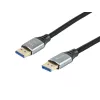 Equip DisplayPort 2.1 Premium kábel, 1,0 m, 16K/60 Hz, 54 Gbit/s