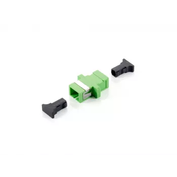 Equip SC APC spojka, singlemode simplex, SC/APC, zelená, singlemode, 34,7 mm, 9,4 mm, 33 mm