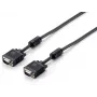 Equip HD15 VGA kábel, 10 m, VGA (D-Sub), VGA (D-Sub), konektor samec, konektor samec, čierny