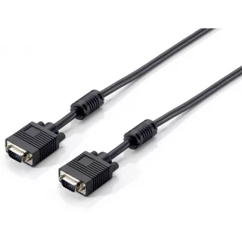 Equip HD15 VGA kábel, 8 m, 8 m, VGA (D-Sub), VGA (D-Sub), konektor samec, konektor samec, čierny