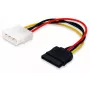 Equip SATA interný napájací kábel, Molex (4-pin), SATA 15-pin, 0,15 m, konektor samec, rovný, rovný