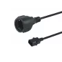 Equip 112106 napájací kábel čierny 0,25 m IEC C14 CEE7/3