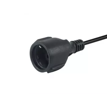 Equip 112106 napájací kábel čierny 0,25 m IEC C14 CEE7/3