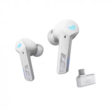 ASUS ROG Cetra True Wireless Speednova headset True Wireless Stereo (TWS) in-ear herný Bluetooth biela