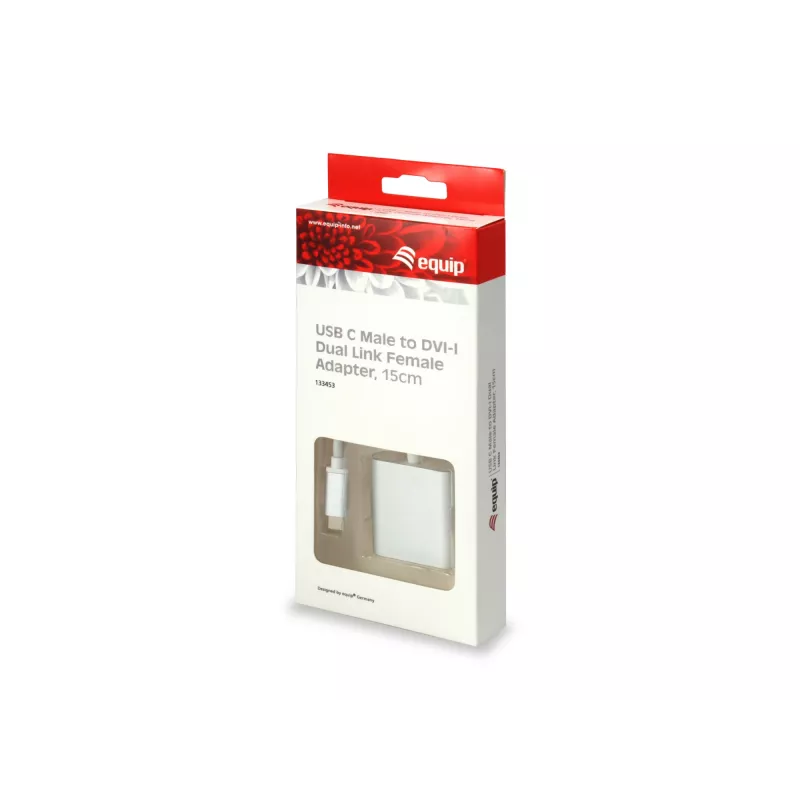 USB Type-C na DVI-I Dual Link adaptér Equip 133453
