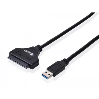 Equip USB 3.0 na SATA adaptér, čierna, 5 Gbit/s, CE, 50 mm, 9,5 mm, 550 mm