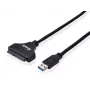 Equip USB 3.0 na SATA adaptér, čierny, 5 Gbit/s, CE, 50 mm, 9,5 mm, 550 mm