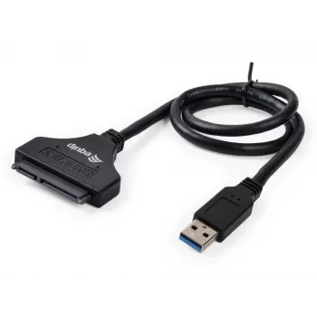 Equip USB 3.0 na SATA adaptér, čierna, 5 Gbit/s, CE, 50 mm, 9,5 mm, 550 mm