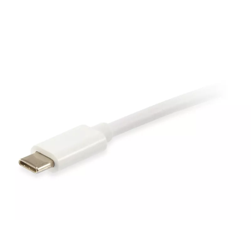Equip Platinum USB Type-C kábel, 2 m, USB C, USB C, USB 3.2 Gen 2 (3.1 Gen 2), 10 Gbit/s, biely