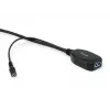Equip 133348 USB kábel USB 3.2 Gen 1 (3.1 Gen 1) 15 m USB A čierny