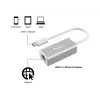 Equip USB Type-C na RJ45 gigabitový sieťový adaptér, káblový, USB Type-C, Ethernet, 1000 Mbit/s, strieborný
