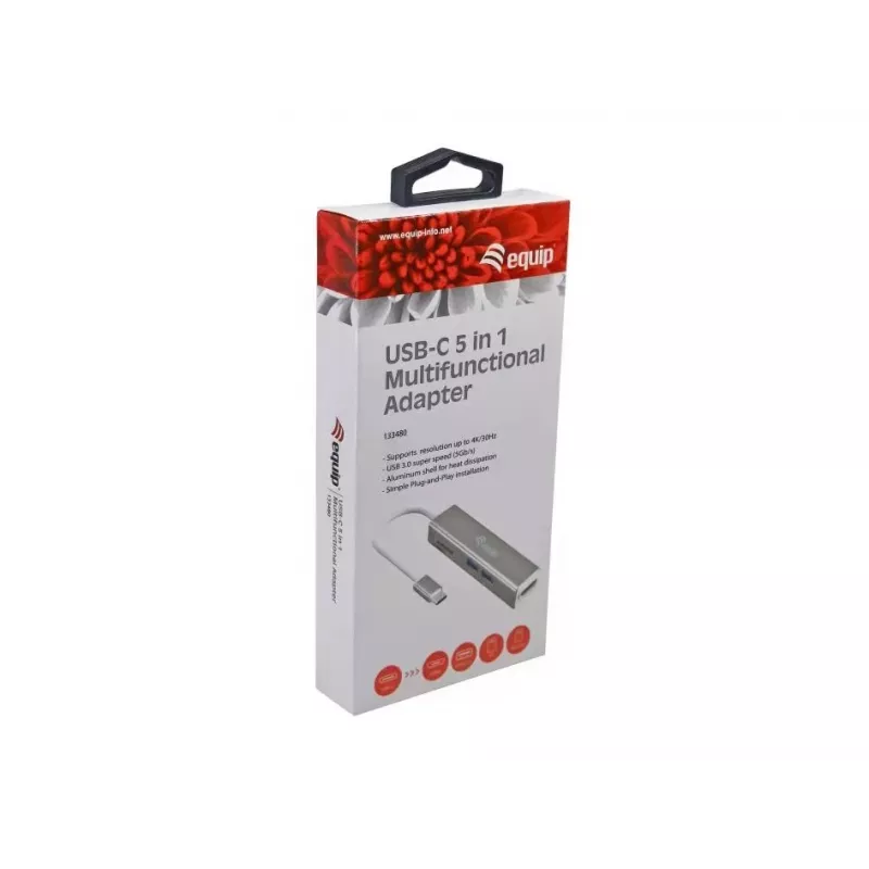 Equip USB-C 5-in-1 multifunkčný adaptér