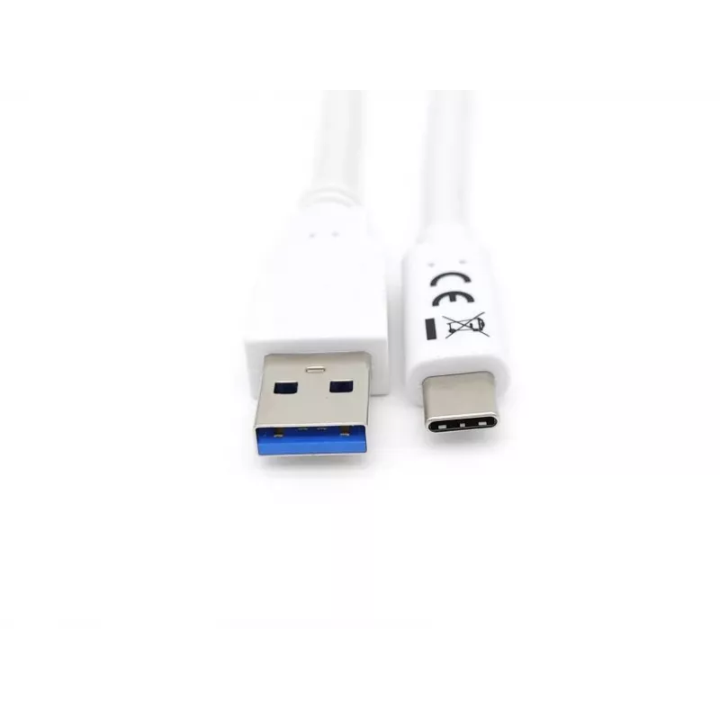 Equip USB 3.2 Gen 1 Type-C na A kábel, M/M, 1 m, 1 m, USB A, USB C, USB 3.2 Gen 1 (3.1 Gen 1), 5 Gbit/s, biela