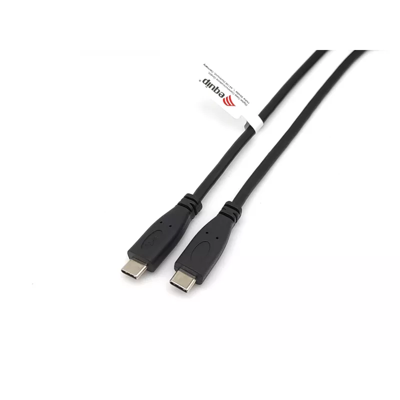 Equip USB 2.0 Type-C to C, M/M, 2.0 m, 2 m, USB C, USB C, USB 2.0, 0.48 Gbit/s, čierny