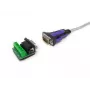 Equip USB-A na sériový RS-422/485 DB9 adaptérový kábel, sivý, 1,5 m, USB Type-A, DB-9, konektor samec, konektor samec