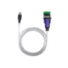 Equip USB-A na sériový RS-422/485 DB9 adaptérový kábel, sivý, 1,5 m, USB Type-A, DB-9, konektor samec, konektor samec